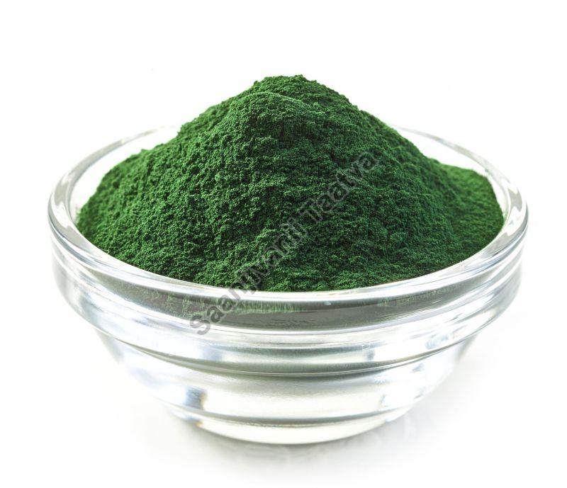 Green Herbal Spirulina Powder, for Pharma Food, Purity : 100%