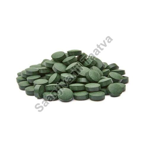 Green Herbal Spirulina Tablets, for Supplement Diet, Certification : FSSAI Certified