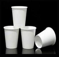 Round White Paper Cup, for Coffee, Cold Drinks, Event, Party, Tea