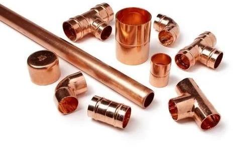Polished Copper Pipe Fittings, Certification : ISI Certified