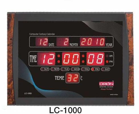 ORION Plastic LC-1000 DIGITAL CLOCK, Certification : ISO