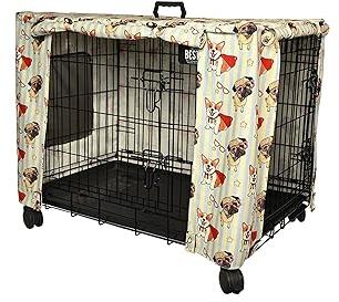 30 Inch Dog Yellow Crate Cover