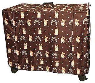 30 Inch Dog Brown Crate Cover