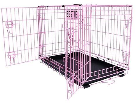 30 inch pink top dog crate