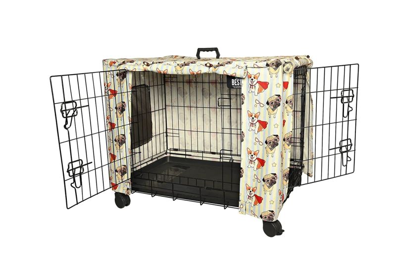 30 Inch Dog Yellow Crate Cover