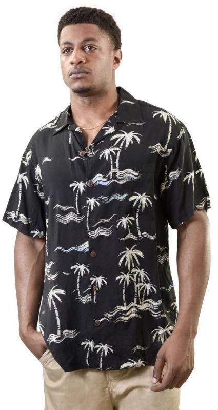 Printed Polyester Men aloha shirt, Size : XL, XXL, XXXL