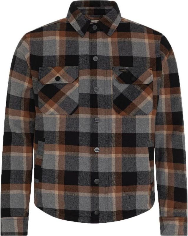 Mene cotton flannel check shirts, Size : XL, XXL