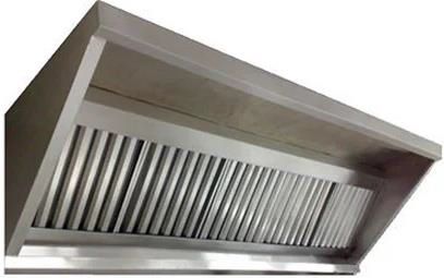 Stainless Steel Commercial Kitchen Hood, Color : Silver