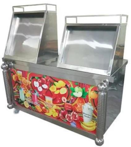 Stainless Steel Juice Counter, Color : SILVER