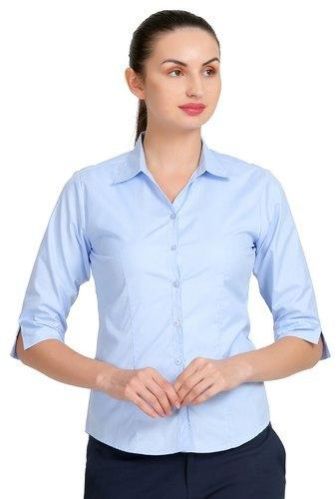 Ladies Plain Formal Shirt
