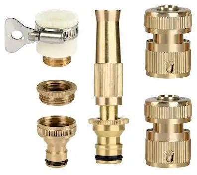 Brass Pipe Nozzle Connector, Feature : Corrosion Proof, Crack Proof, High Quality, Non Breakable