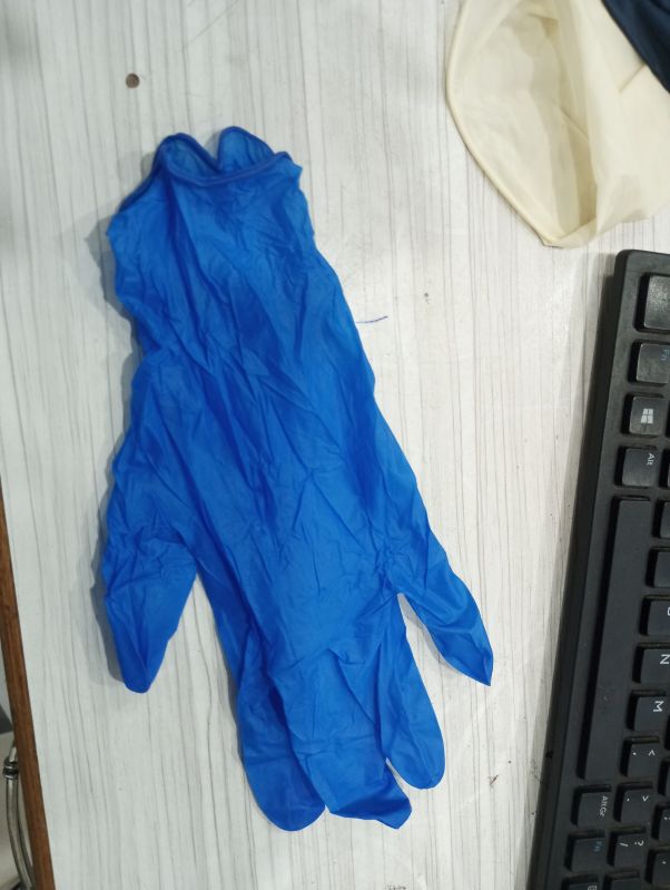 Blue Ske 5gram Disposable Nitrile Gloves, For Examination, Certification : Ce Certified