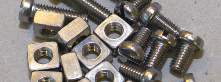 Polished Nickel 200 Fasteners, Length : M02 to M33