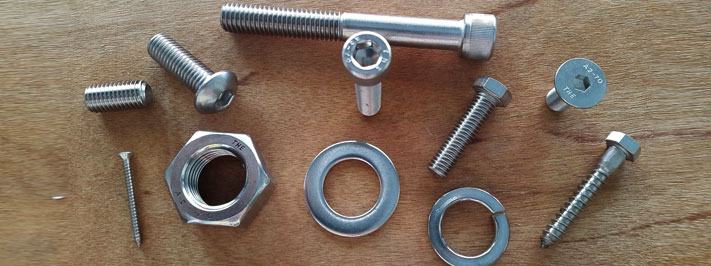 Grey Polished Nickel 201 Fasteners, Length : M02 to M33