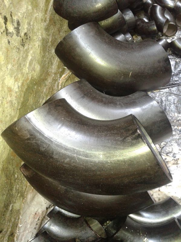 Non Polished Mild Steel Elbow, For Constructional, Manufacturing Industry, Pipe Fittings, Dimension : 100-200mm