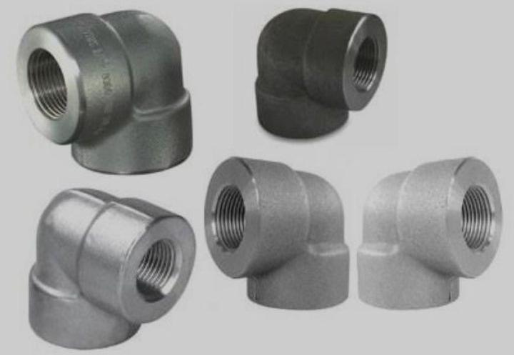 Silver Mild Steel Thread Elbow, Feature : Corrosion Proof, Fine Finishing