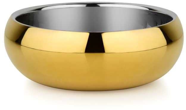Golden Stainless Steel Belly Bowl, for Home, Gift Purpose, Crockery, Size : 12x5 cm