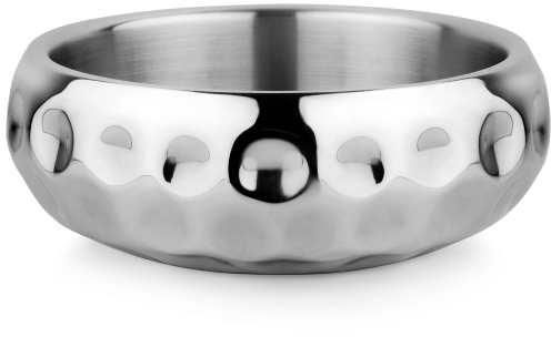 Silver Round Fancy Stainless Steel Belly Bowl, for Home, Hotel, Restaurant
