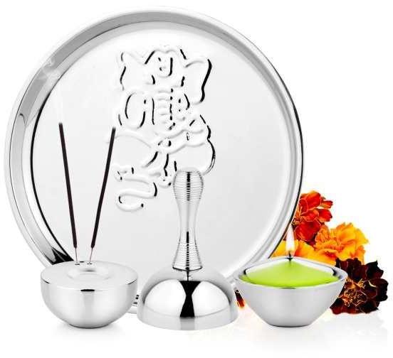 Stainless Steel Ganesh Pooja Thali