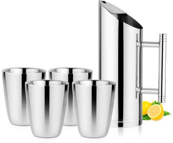 Silver Stainless Steel Lime Drink Set, for Hotel, Home, Restaurant