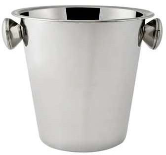 Polished Stainless Steel Wine Bucket, for Home, Hotel, Color : Silver