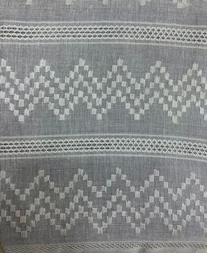Embroidered Jacquard Cotton Fabric, Technics : Attractive Pattern