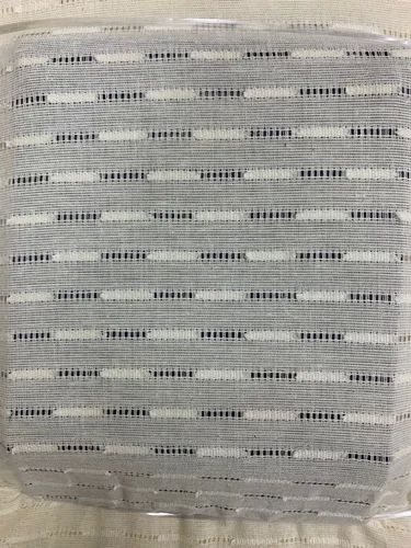 Check Stripes Cotton Jacquard Fabric, Width : 47” Inches