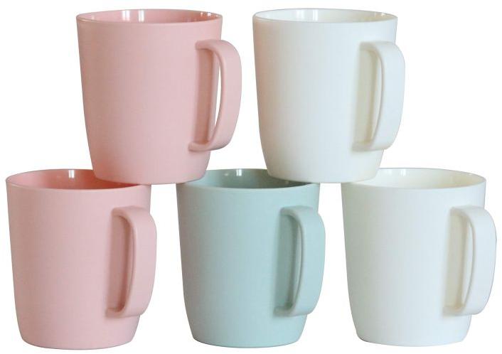 Plain Polished Plastic Coffee Mugs, Size : Standard
