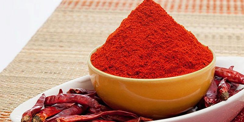 Dry Kashmiri Red Chilli Powder