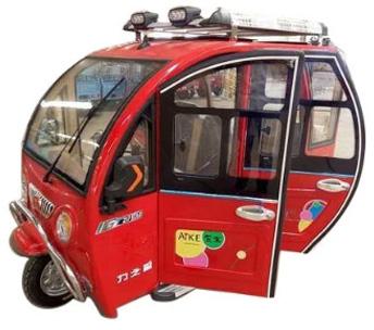 Electric Rickshaw Sticker
