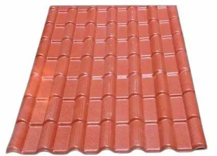 Terracotta Red UPVC Roofing Sheet, Length : From 4 Feet To 20 Feet
