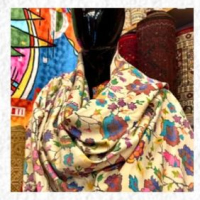 Embroidered Kani pashmina shawls, Style : Fashion