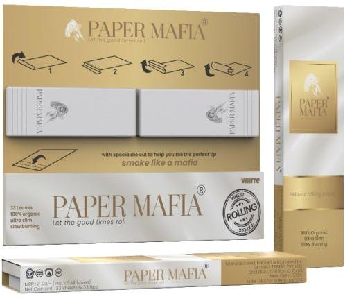 rolling paper booklets with Roach pad(Pack of 33+33)