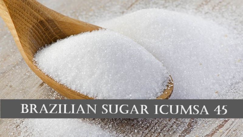 Crystal White Granular Icumsa 45 Refined Sugar, For Beverage, Food, Ice Cream, Packaging Type : Plastic Bags