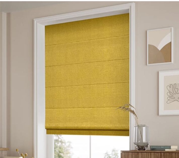 Plain Bamboo Chick Blind, For Window Use, Color : Yellow