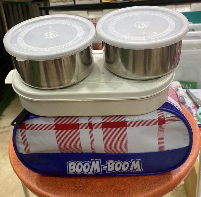 Steel Promotional Lunch Box, for Food Packing, Color : Multicoloured