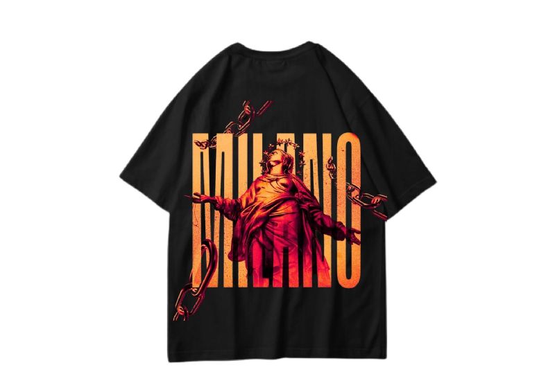 Cotton milano oversized t-shirt, Packaging Type : Polybag