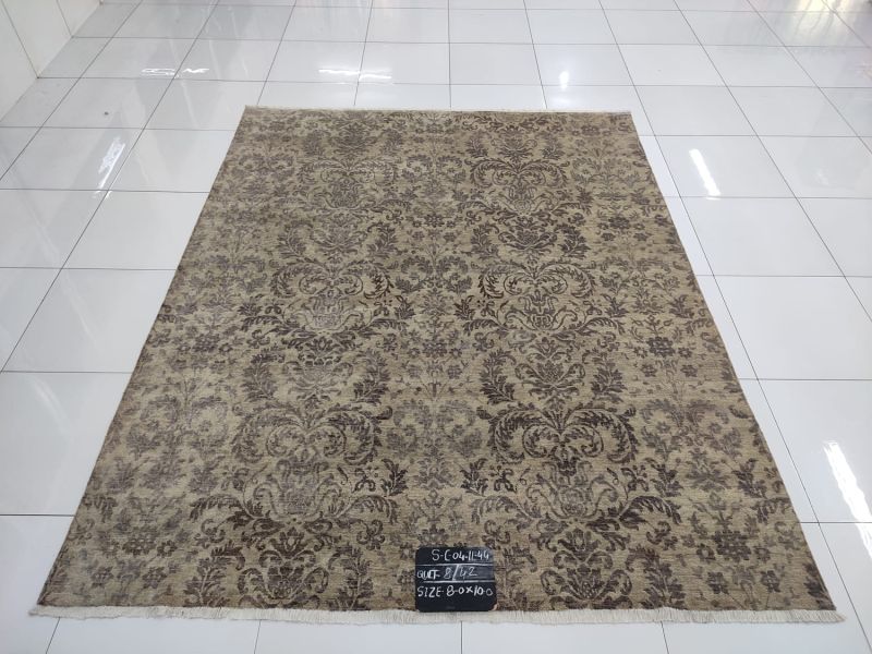 Square Wool Indo Nepali Rugs, for Home, Hotel, Office, Style : Anitque