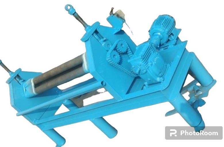 Sky Blue Electric Mild Steel Sheet Rolling Machine, For Industrial, Operating Type : Manual