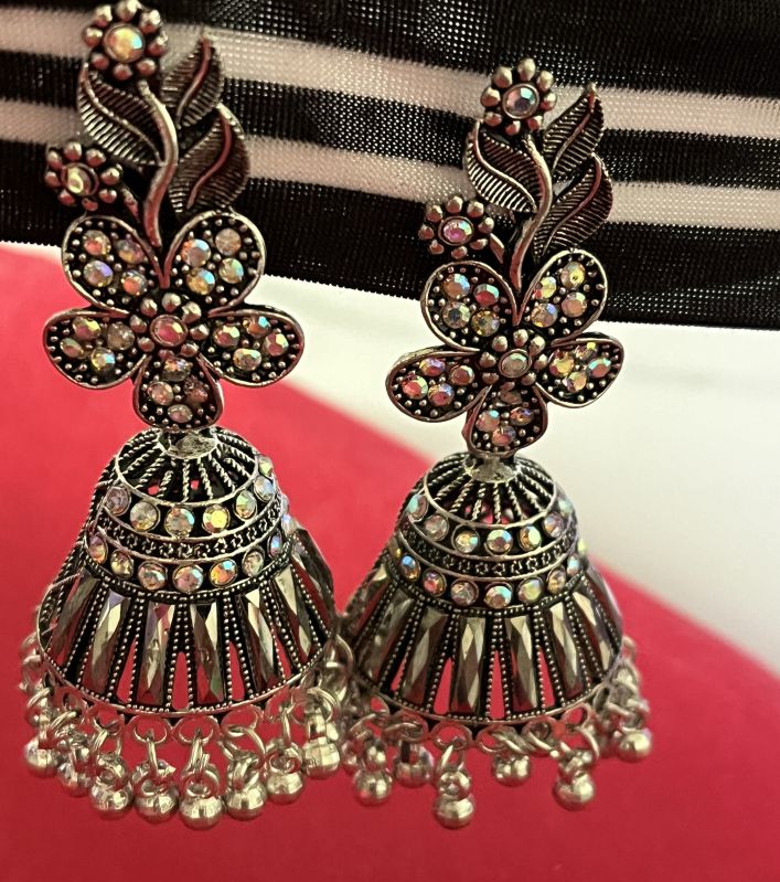 20gm Printed Polished Metal Jhumka, Specialities : Unique Designs