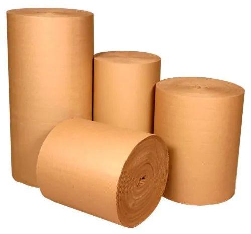 Plain Brown Corrugated Roll