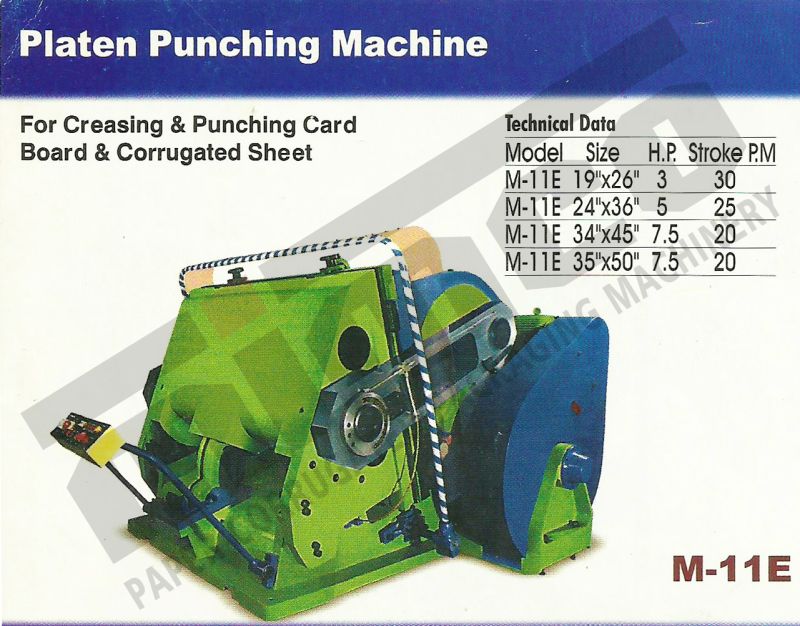 MIMCO Platen Punching Machine