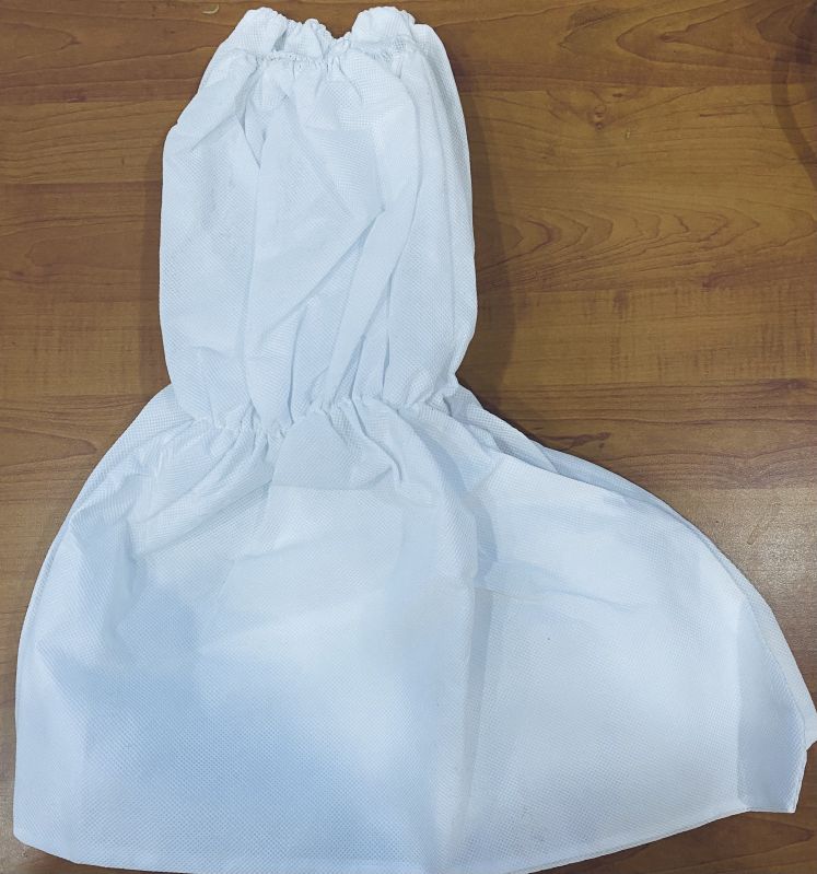 Non Woven Long Shoe Cover, for Laboratory, Hospital, Clinical, Size : M