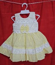 Girls Lace Frock, Size : 14x20 sizes