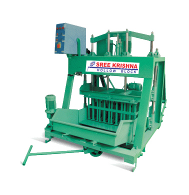 Green 3-5kw Semi Automatic 860 Double Hollow Block Vibrator Machine