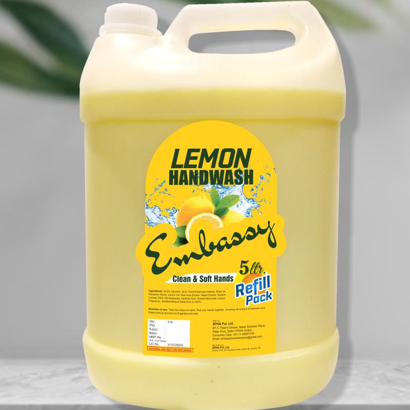 Lemon Liquid Hand Wash 5Ltr.
