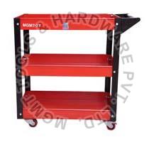 Manual Metal Tool Cabinet Trolley (MGMT-3T), for Moving Goods, Loading Capacity : 100-500kg