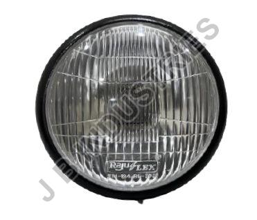 White Head Light Assembly With Dome, For Automobile, Commercial, Power Source : Electric