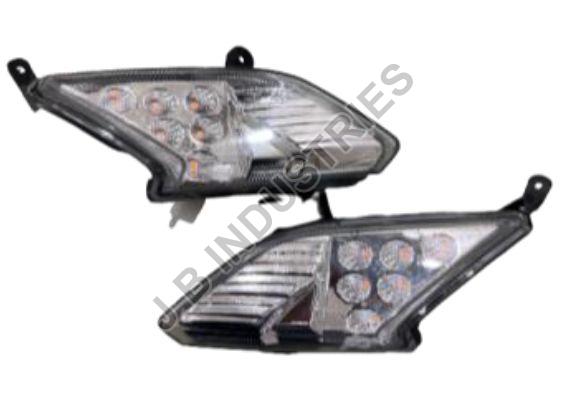 Two Wheeler LED Front Indicator Lamp, for Automobile, Commercial, Packaging Type : Box