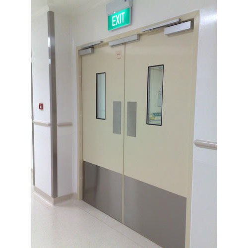 Polished Mild Steel Hospital Door, Feature : Fine Finishing, High Quality, Stylish Look, Termite Proof